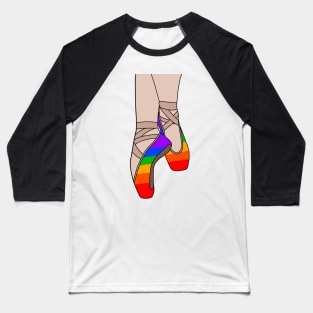 Rainbow pointe shoes Baseball T-Shirt